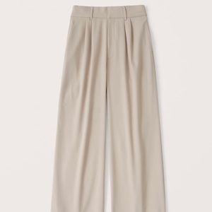 Abercrombie tailored wide leg trouser pants